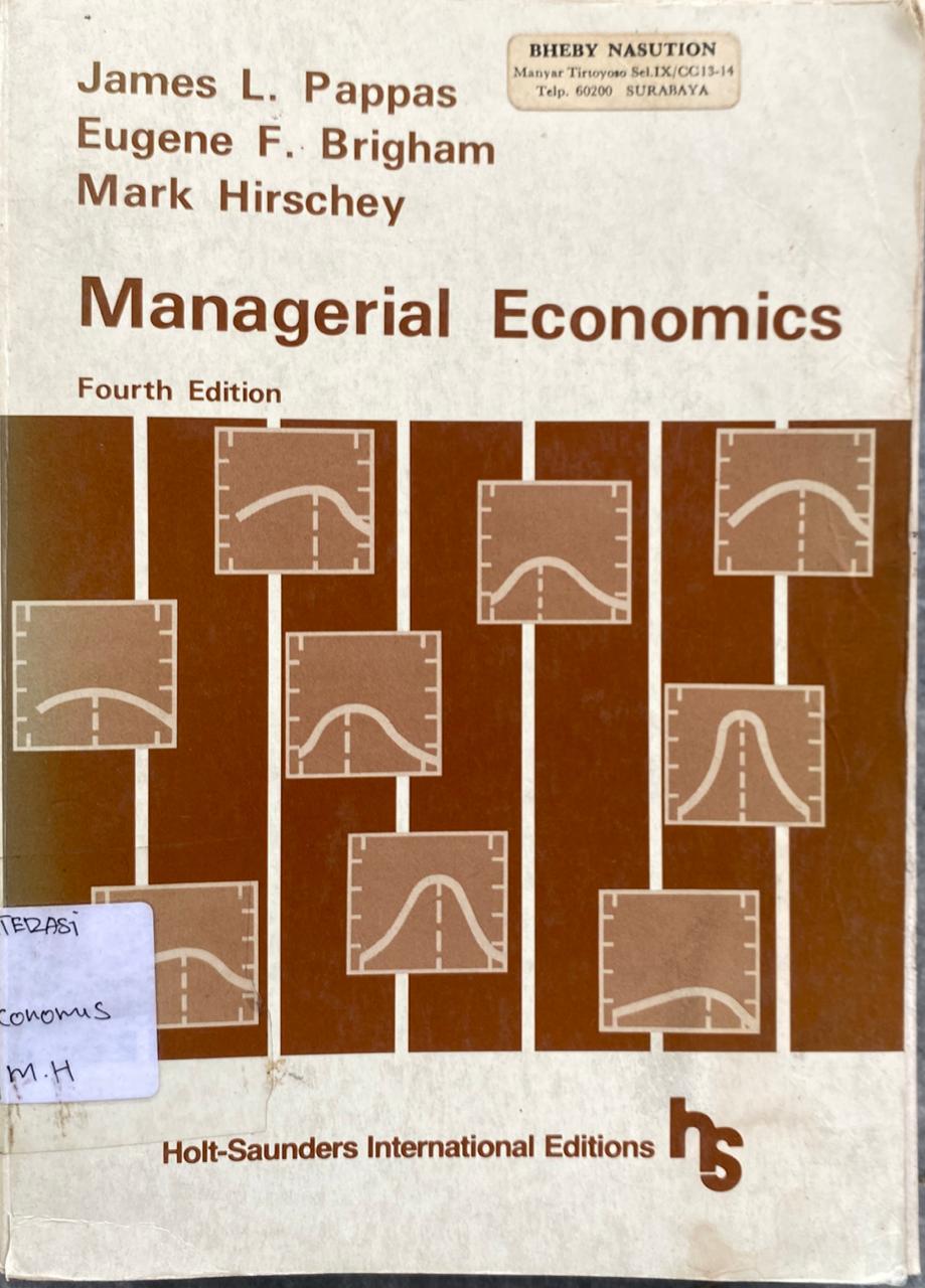 MANAGERIAL ECONOMICS